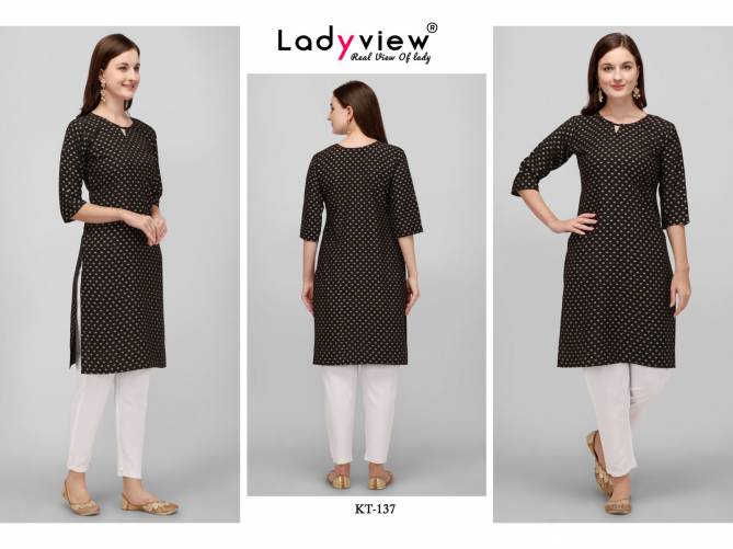 LadyView Jiya Fancy Designer Printed Regular Wear Kurti Collection 